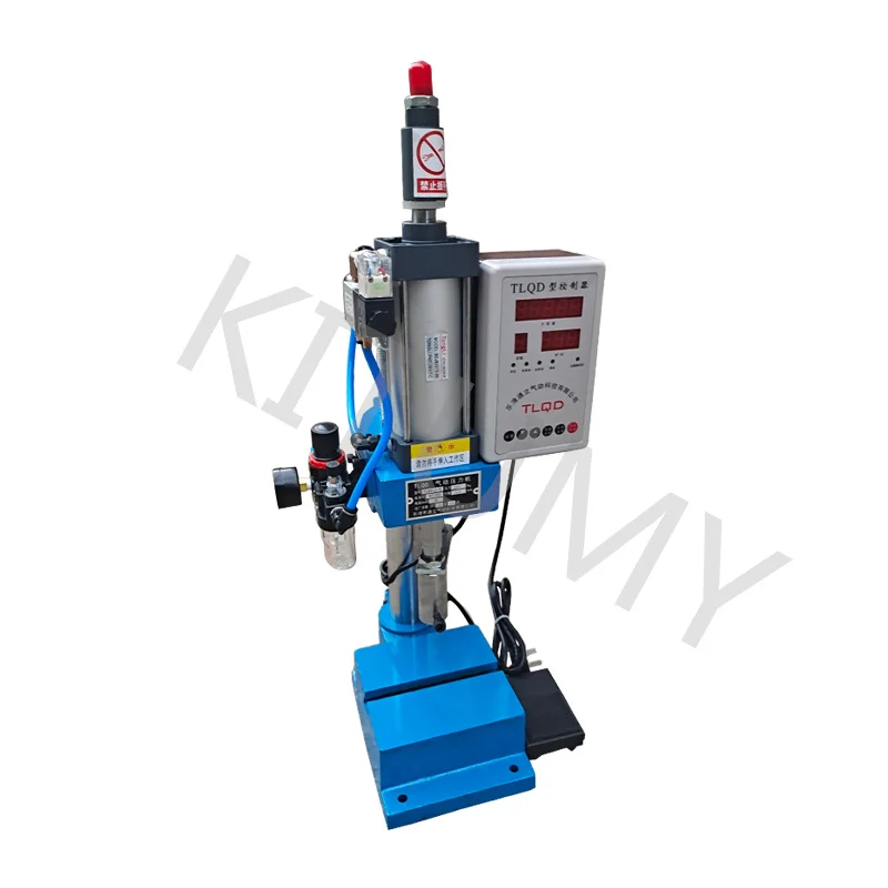 Small Pneumatic Punching Machine 200kg Single Column 63 Type Bench Press High Precision Riveting Machine 220V