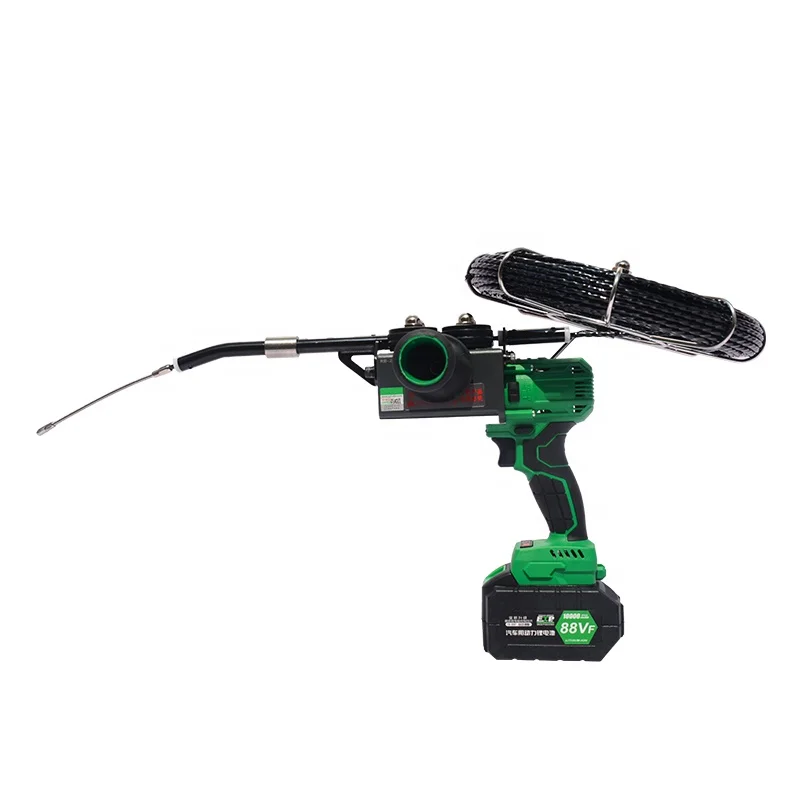 Durable Lithium Battery Brushless Threading Cordless Power Electric Pipe Threader String Machine