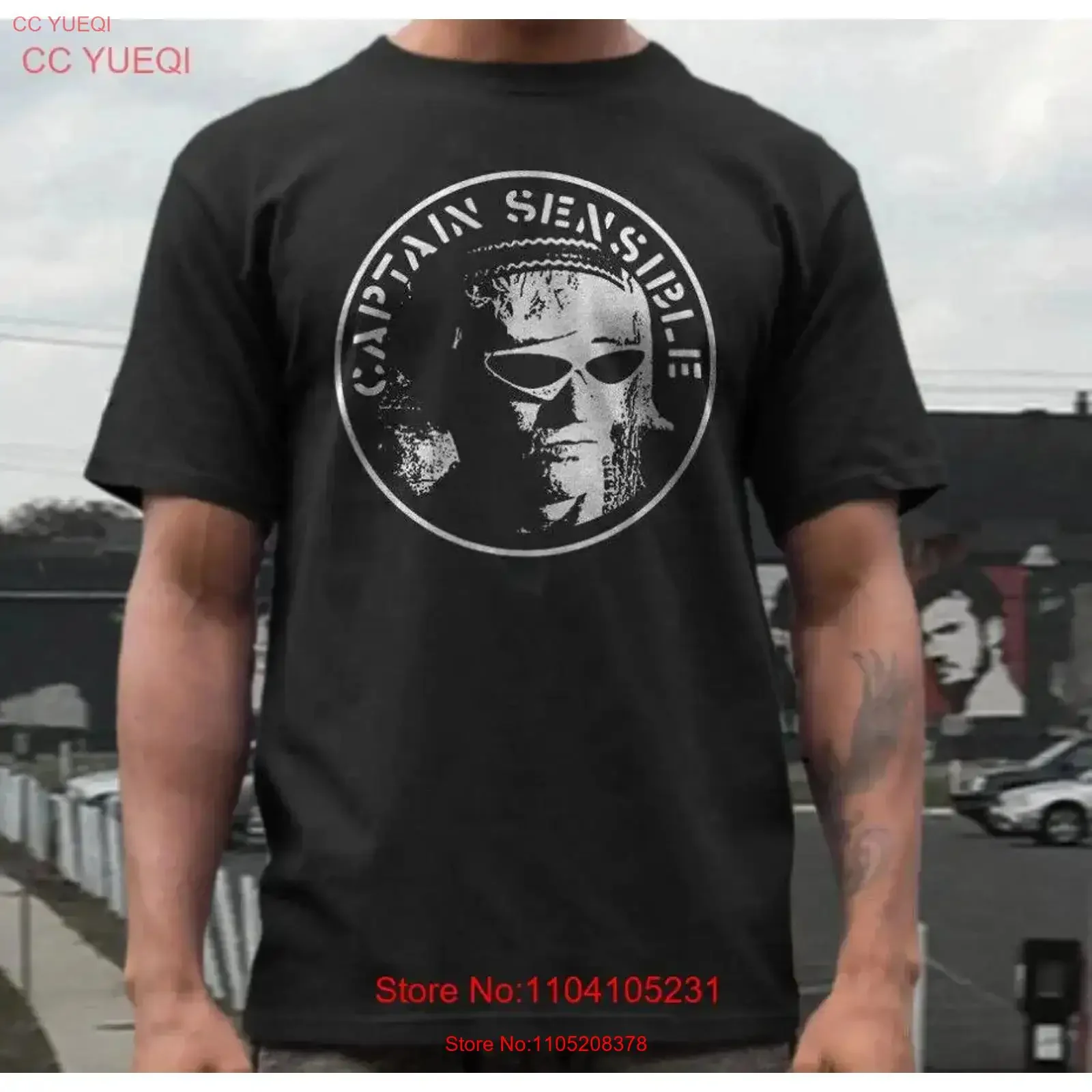 تي شيرت كابتن سينسيبل عتيق مغسول أنيق كاجوال متعدد الاستخدامات قابل للتنفس للجنسين ملابس مصممة على الموضة ممتدة قليلاً
