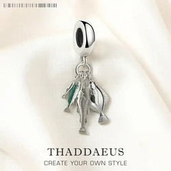 Charm Pendant Fishes Spring Men Women Trendy 925 Sterling Silver Jewelry Accessories Lucky Gift