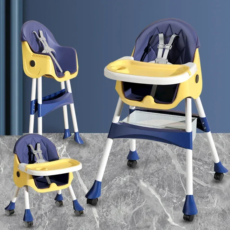 New Foldable Baby Dining Chair for Home Use Multi Functional, Portable Baby and Child Dining Table Chair Children's Dining Chair