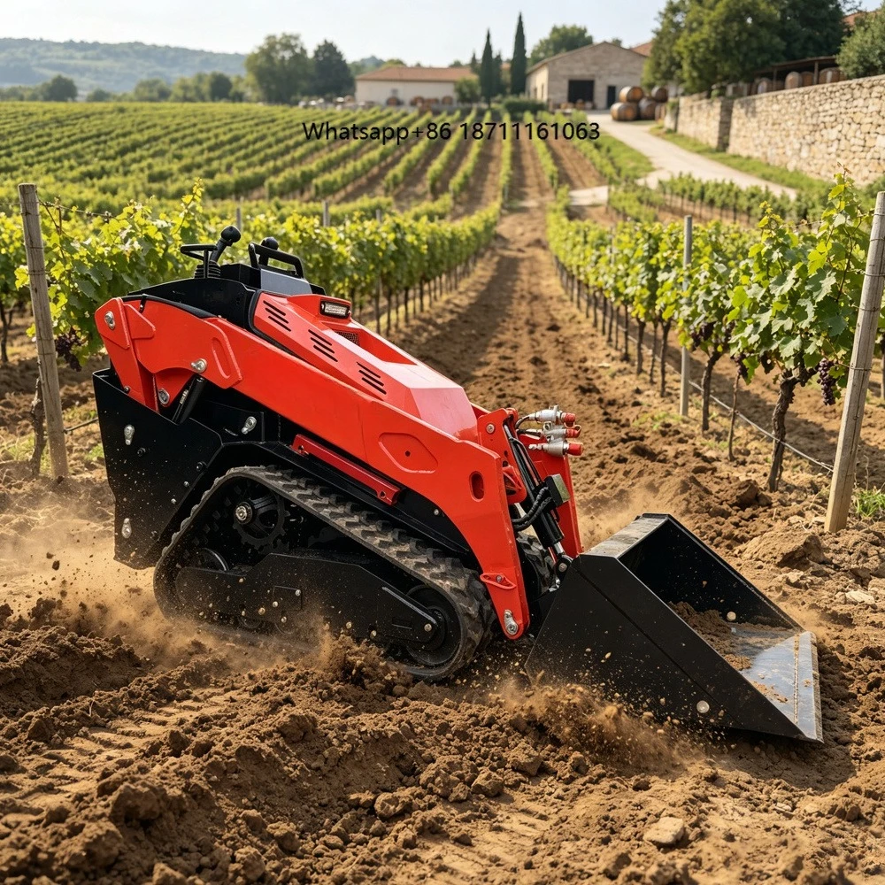Hot Sale High Efficiency Multi-function Tractor Loader, Euro V Standard Compact Loader for Orchard Pruning & Soil Removal