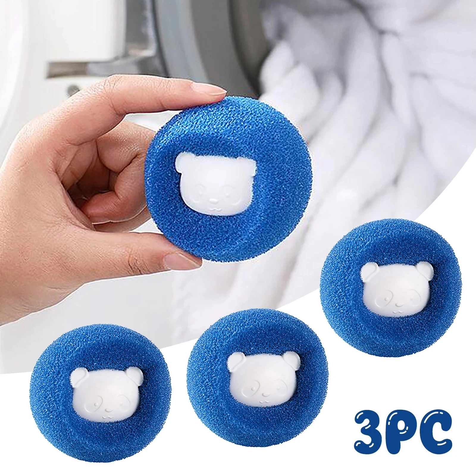 Reusable Washing Machine Hair Remover Pet Fur Lint Catcher Filtering Ball Anti Winding Adsorption Cleaning Laundry Accessories