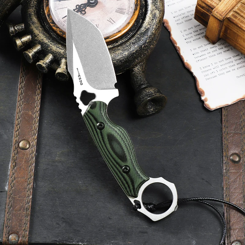Cuchillo de hoja fija de acero - Everyday Carry (Edc) Knife reseña y precio