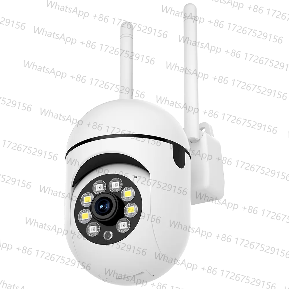 SQCOM /V380Pro/Eseecloud APP 2MP 1080P Wireless PTZ IP Dome Camera Full Color AI Humanoid Detection Home Security Baby Monitor