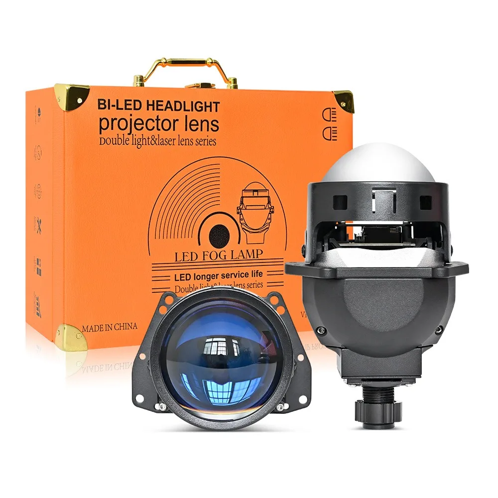 

Use H4, H7, H11 Universal Fit 3 Inch Bi LED Projector Lenses for Easy and Seamless Installation 3 Reflectors