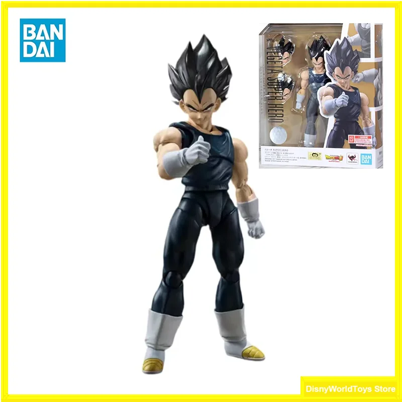 100% Original Bandai S.H. Figuarts SHF Dragon Ball Vegeta Super Hero In Stock Anime Action Collection Figures Model Toys