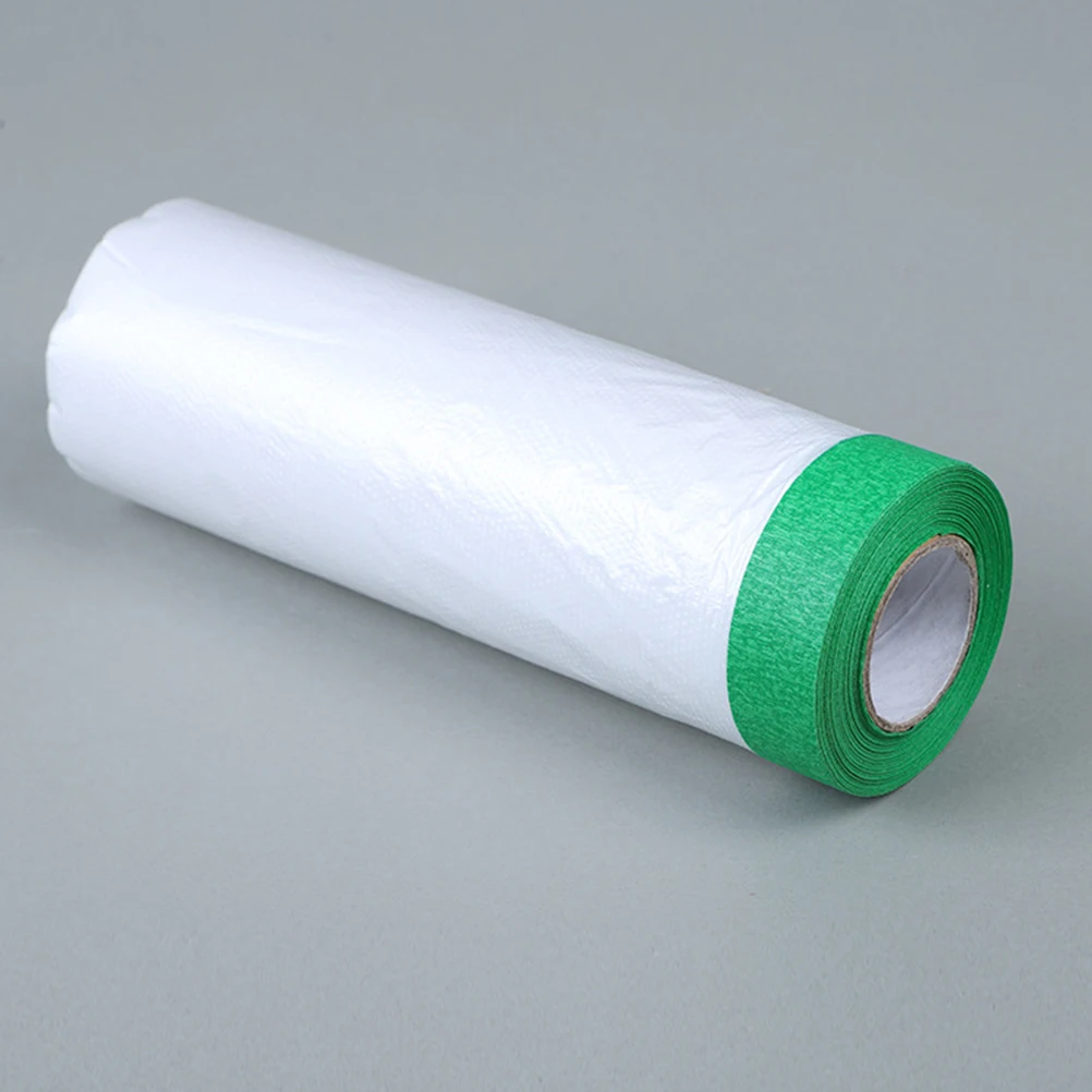

Exterior Wall Protective Film 180cmx12m Paint Masking Paper Automotive Protection Tape Plastic Cover Sprayed Film Wall Painting