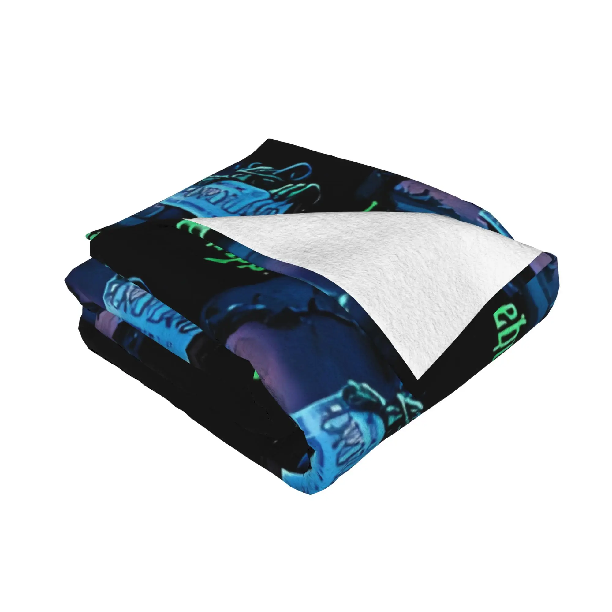 1PC home Cute Room Decor Horrorland Horror Blanket Throw Blanket Goosebumps Novelty Warm Blanket All Season