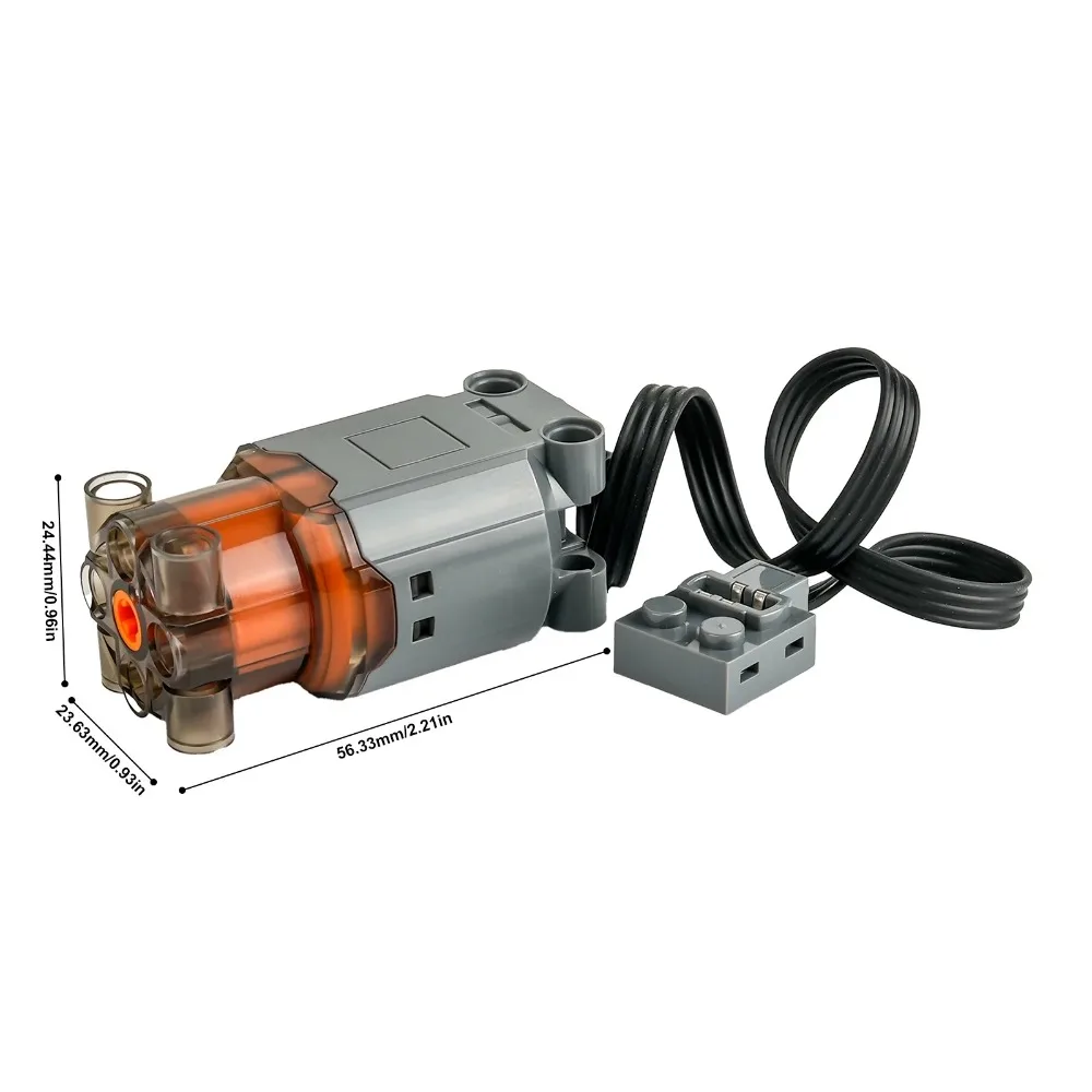 Juego de bloques de construcción de funciones de potencia de Motor L, Kit técnico MOC DIY para coches/Robots/barcos RC, juguetes de ingeniería STEM para adultos