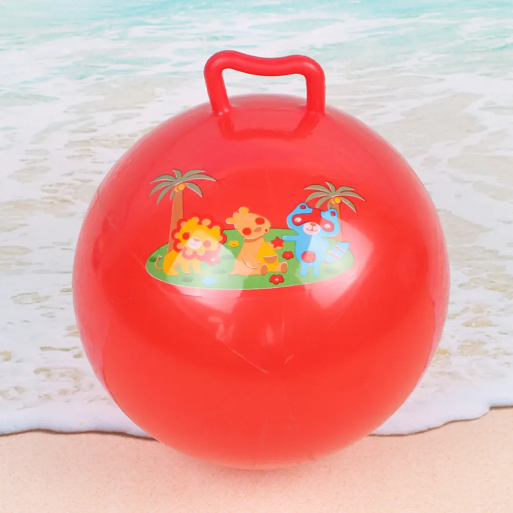 

Kids Jumping Ball 25cm Inflatable Bounce Toy for Children Hopping Sports Ball Fun Play Activity Outdoor Game Random Color