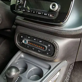 Dekorativní rámeček vzduchového panelu, samolepky do auta pro Smart 453 Fortwo Forfour, doplňky do interiéru, stylingové lišty 8 nejlepší prodej příslušenství Smart Fortwo - №1