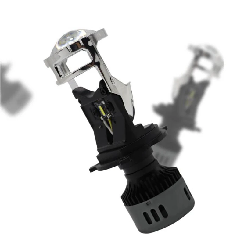 New Condition Car LED Headlight H7 with Bifocal Lens Bulb H4 Far and Near One Motorcycle Laser Fisheye