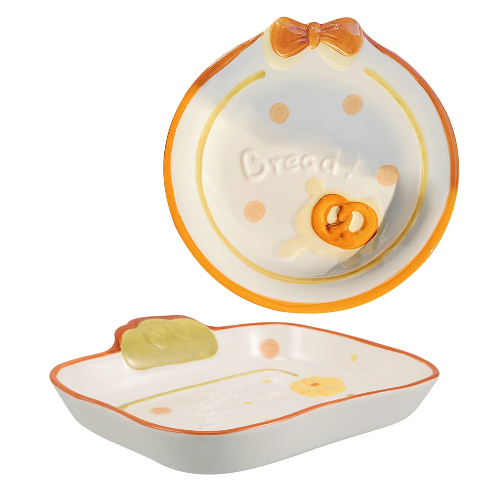 

Photography Decorative Tray Ceramic Dessert Plates Fruit Containers for Bowl Cake Serving Stand