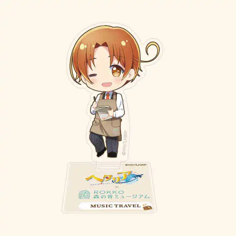 

Anime World☆Stars Action Fingure Acrylic Stand Cafe Collaborates with Waiter Table Ornament Accessory Display Kid Blind Box Gift