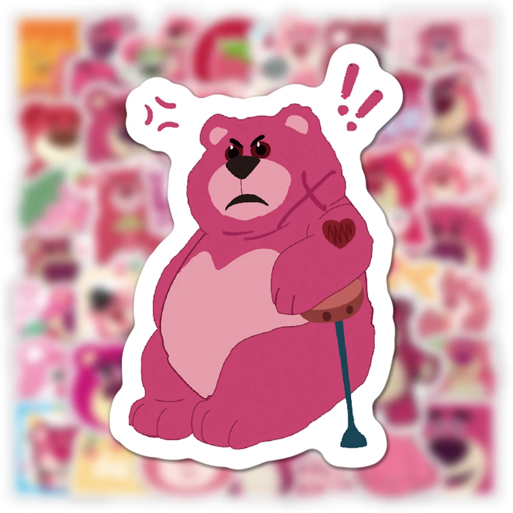

10/30/50PCS Disney Cute Lotso Stickers Funny Graffiti Creative Decals Children's Toys Decoration DIY Scrapbook Notebook Bike