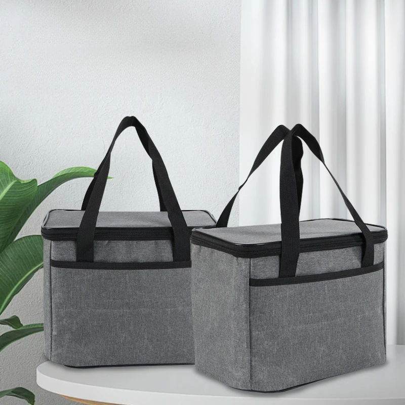 

Insulated heat lunch bag Oxford cloth thermal bags portable outdoor storage tote picnic bag handbags camp cooking supplies