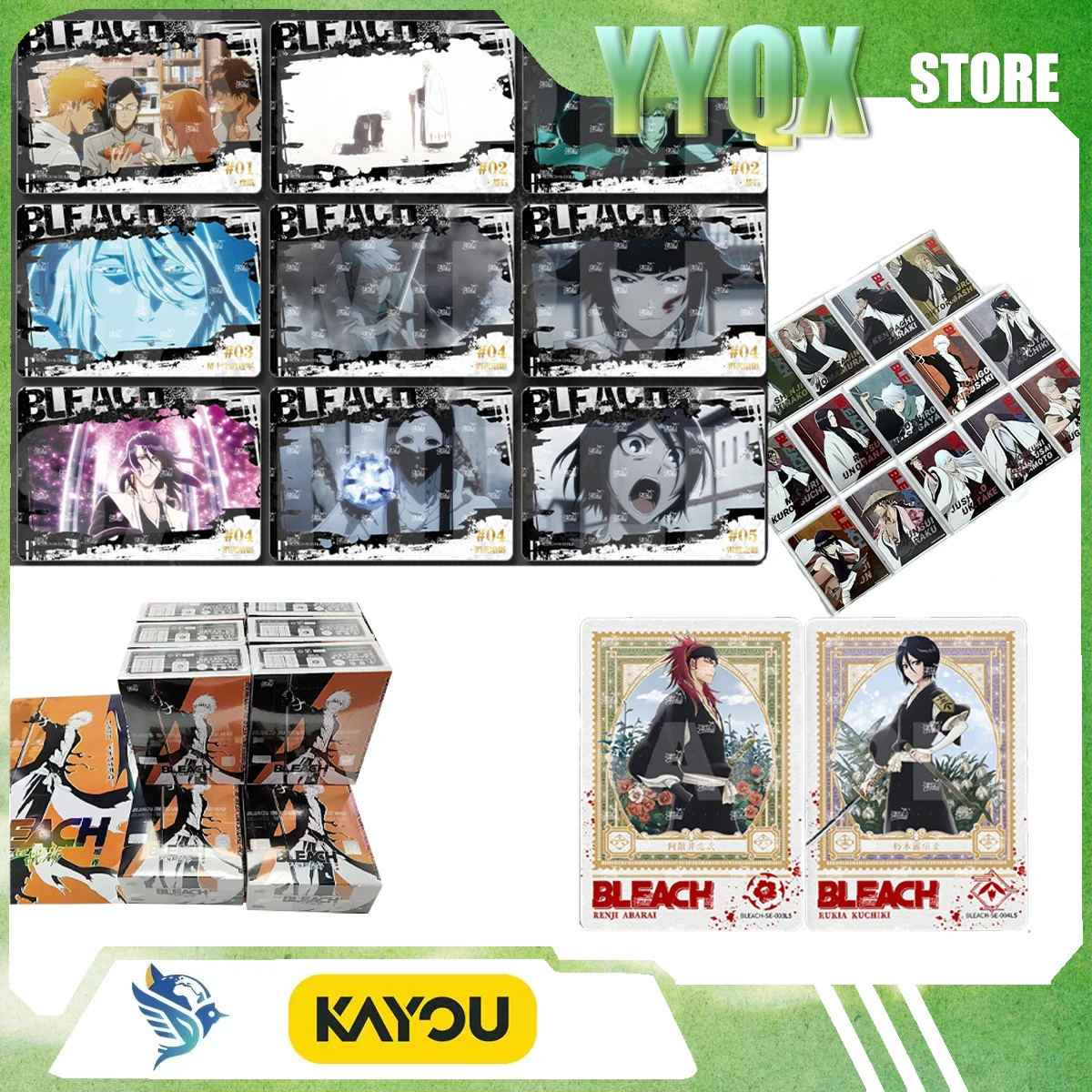 

KAYOU 2026 New Bleach Collection Card Peripheral Animations Cartoons Comics Surprise Gifts Cute Games Ornaments Rare Trendy Toy