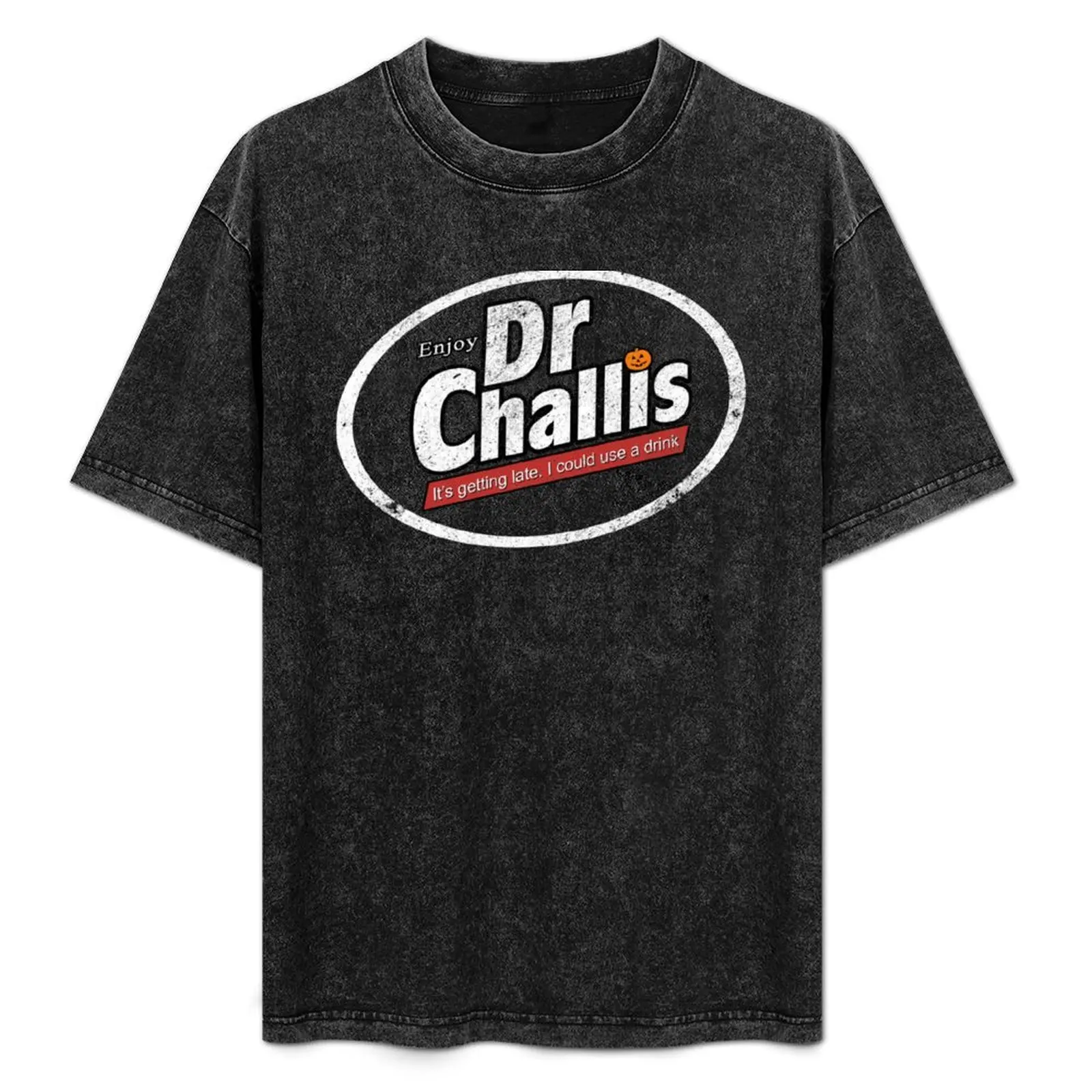 

Dr. Challis T-Shirt Vintage Print Crew Neck Tee