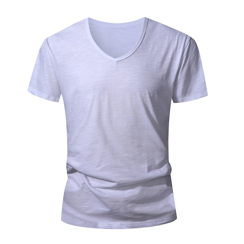 100% katoenen heren T-shirt zomer korte mouw tops tee zwart wit mannenkleding zacht hoge kwaliteit homme t-shirt casual T-shirt heren