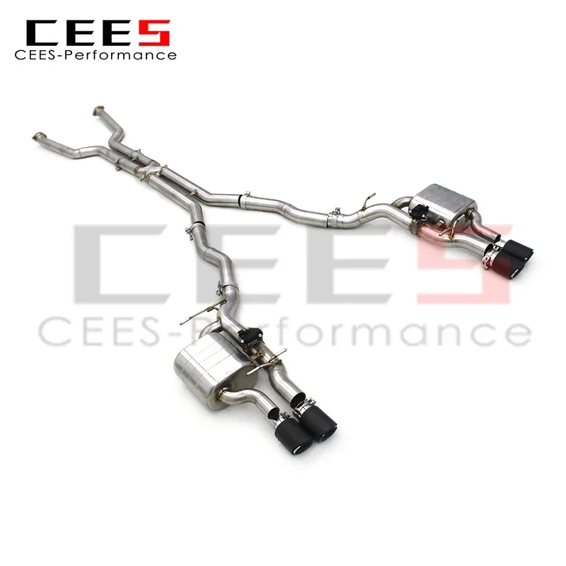 CEES Stainless Steel Exhaust for BMW M5 E60 M6 E63 5.0L 2006-2010 Valvetronic Catback Exhaust System Assembly Mufflers Pipes