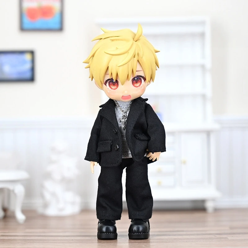OB11 Doll Clothes Suit Formal Blazer Pants For Obitsu11, GSC, 1/12 BJD Doll, Nendoroid, YMY Body11 Doll Accessories view 3