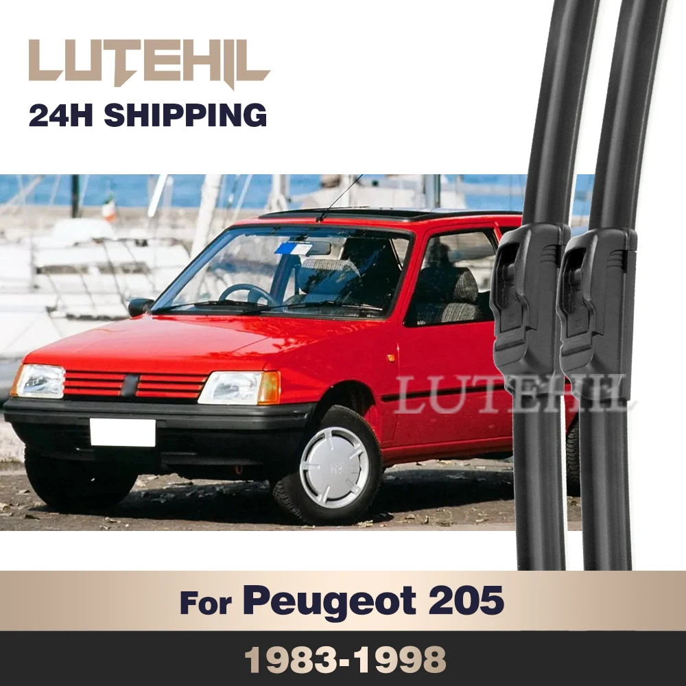 

Wiper Front Wiper Blades For Peugeot 205 1983-1998 1984 1985 1986 1987 1988 1989 1990 Windshield Windscreen Front Window 18"+18"