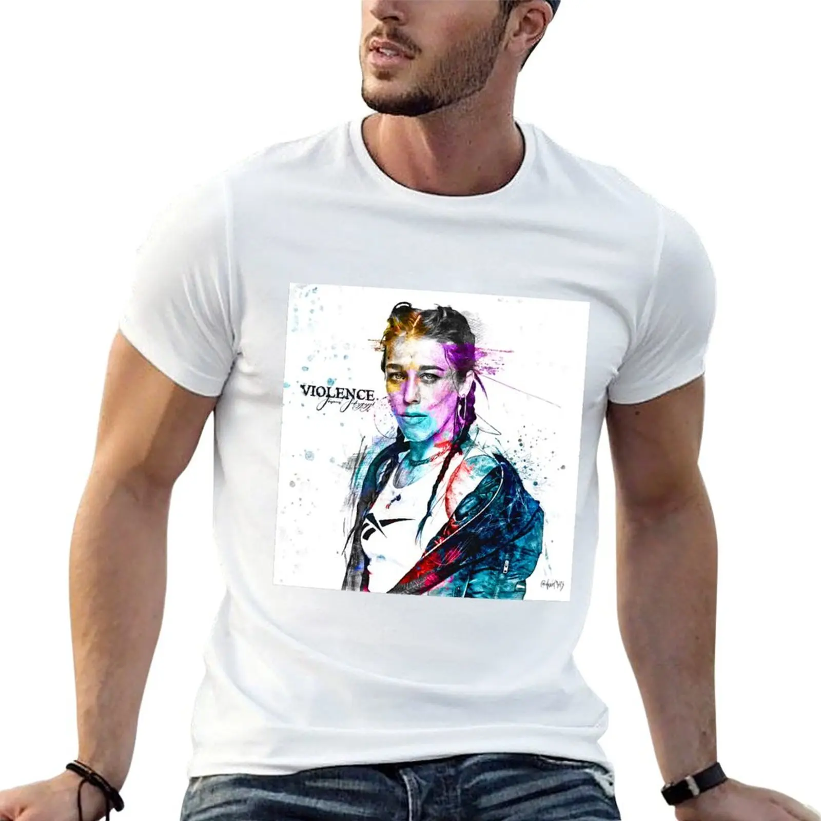

men T-Shirt summer shirts t g man Jedrzejczyk Joanna shirt for t man