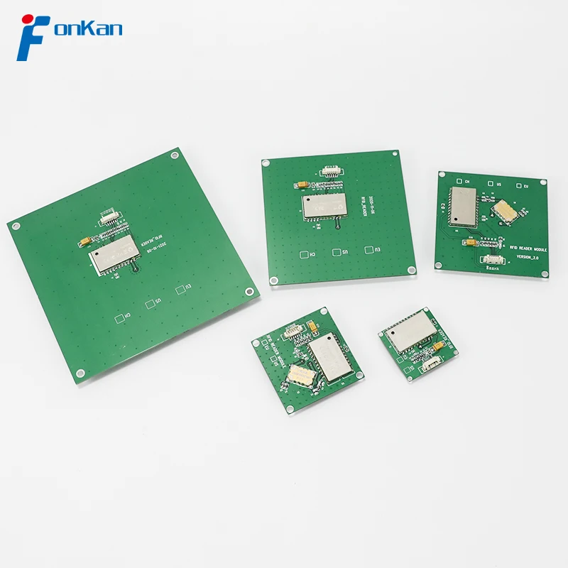 Small Size 35*35mm UHF RFID 900Mhz EPC G2 6C Integrated 1dBi Antenna All-in-one Tag Label Reader Module