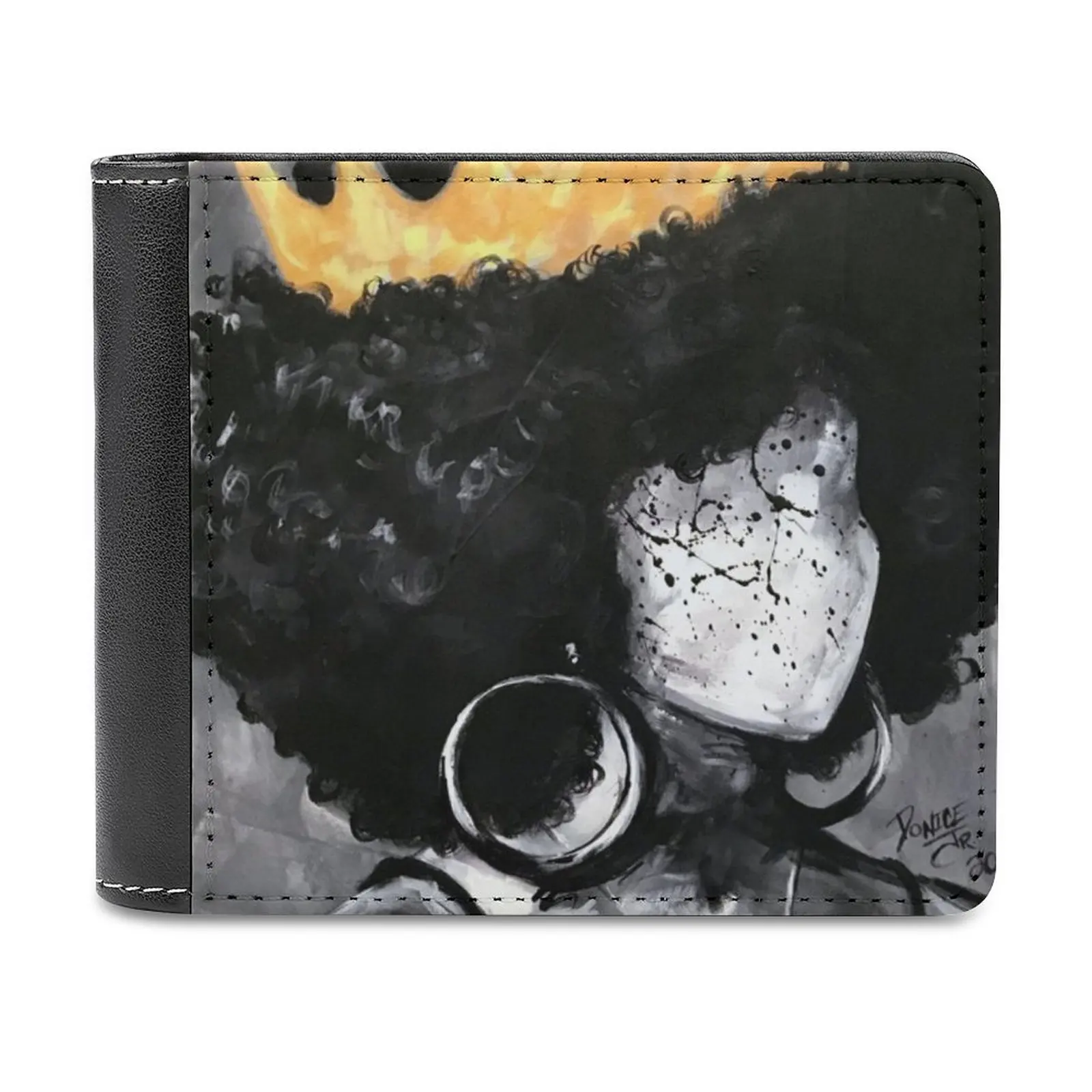 Watercolor Crow Fashion Credit Card Wallet Leather Wallets Personalized Wallets For Men And Women Pattern Patterns Best Selling