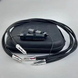 Kabel HiFi Audio Dragon Rca z możliwością łączenia Doskonała powierzchnia Przewody z czystego srebra z czerwoną miedzią i posrebrzaną wtyczką