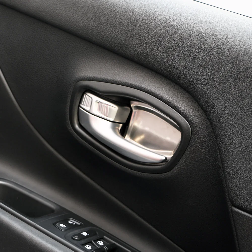 For Jeep Renegade BU 2015-2025 Door Handle Bowl Sticker Inner Door Bowl Decoration Trim Cover Protector Interior Accessories view 4