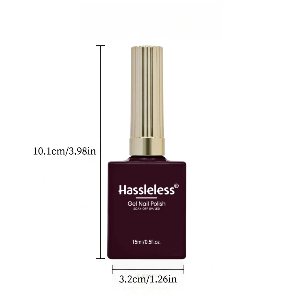 Unkomplizierter, tiefbrauner Nagellack in einer einzigen Flasche, mit einer geschmeidigen und langanhaltenden Textur, satter und leuchtender Farbe, einfach aufzutragen, geeignet für Maniküre, Pediküre und Gel-Nagelkunst, ideal für den täglichen Gebrauch. – Detail 4