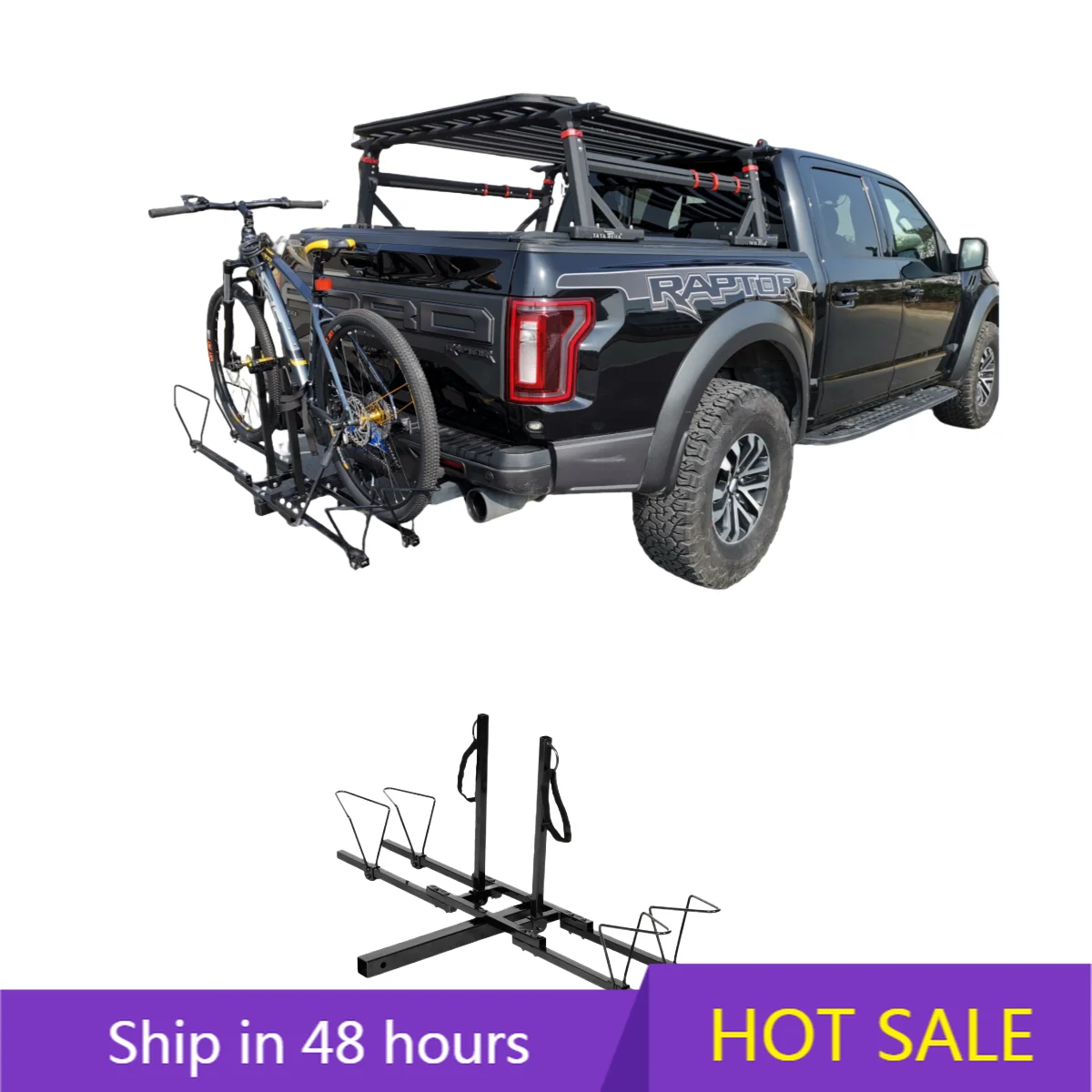 

POWER LEAP Universal Heavy Duty Iron Steel Car Rear Bike Rack Bike Carrier Bicycle Rack with Hitch Mount for Outdoor Storage