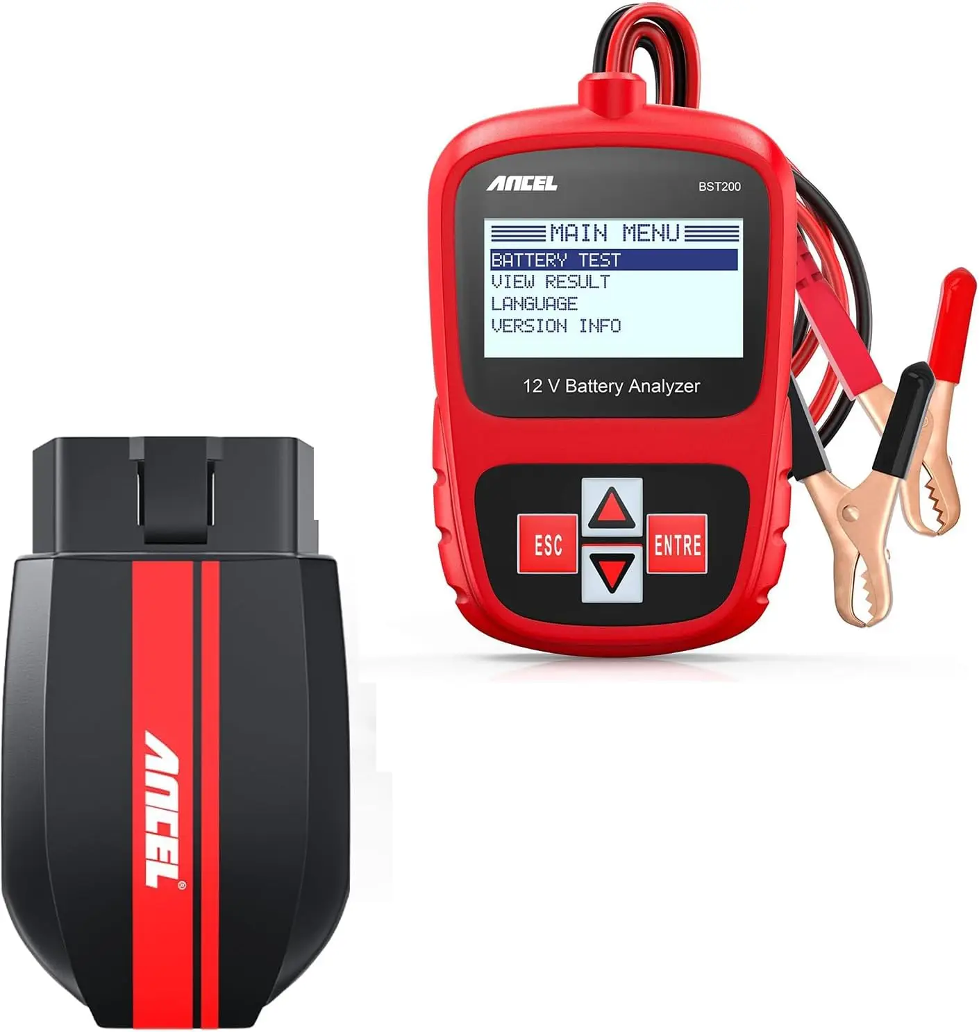 الماسح الضوئي BD200 Bluetooth Obd2 مع جهاز اختبار بطارية الماسح الضوئي BST200 Obd2