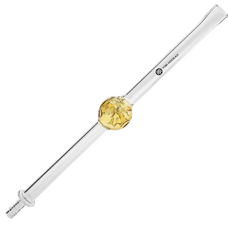 Yimi Hookah Premium 40cm Length Thick Borosilicate Glass Hookah Mouthpiece view 2