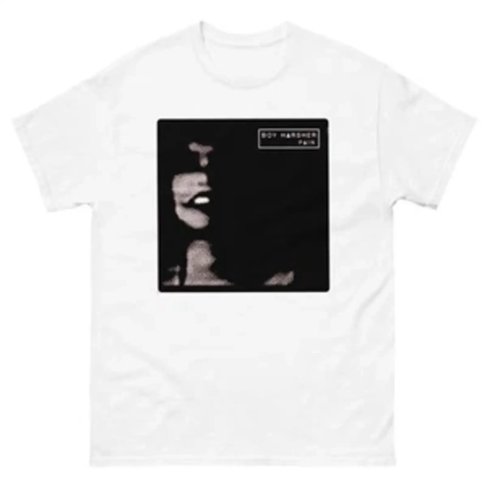 Boy Harsher Classic darkwave goth tee T Shirt vintage Washed homme fashion Versatile graphic Stylish designer clothes Soft