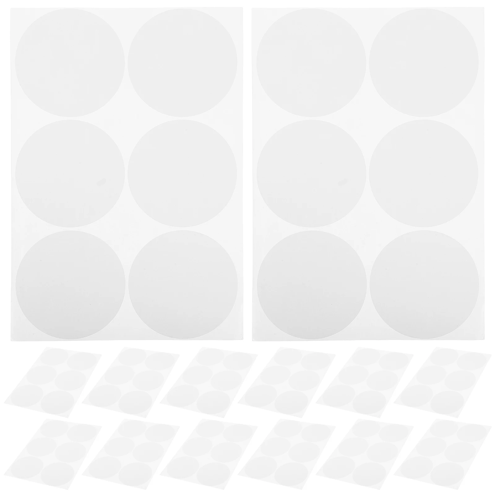 

50 Sheets Writable Round Removable Food Strong Adhesive Dot Labels For Freezer Containers Boxes Planners Scrapbooking