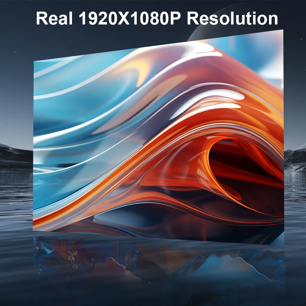 Magcubic Echter 1080P Native HY350 Autofokus Android 11 4K Wifi6 580ANSI H713 2+32G Sprachsteuerung BT5.0 Heimkino-Projektor – Detail 8