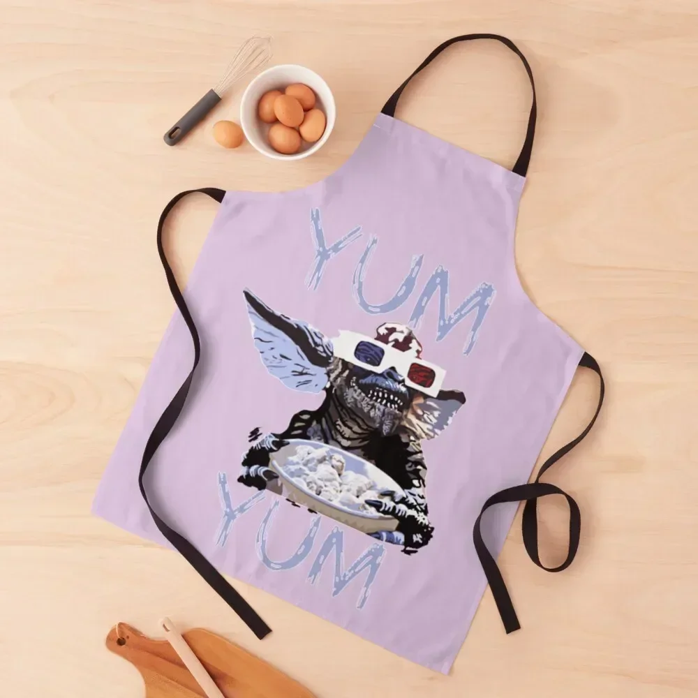 

Gremlins Gremlins Stripe Yum Yum tee Apron Dress kitchen gadgets Apron