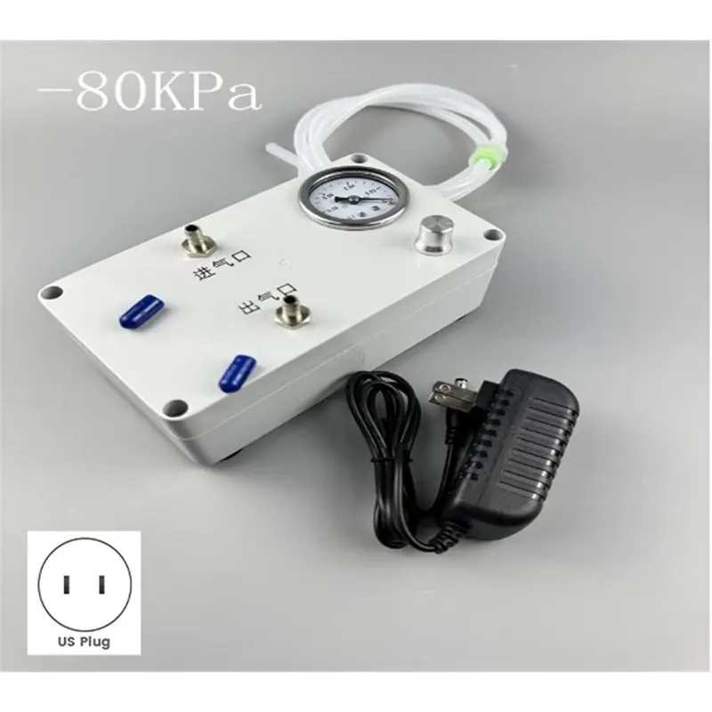 For Laboratory Electric Vacuum Pump-80Kpa Adjustable Flow Rate For Degassing Mixing Casting US Plug