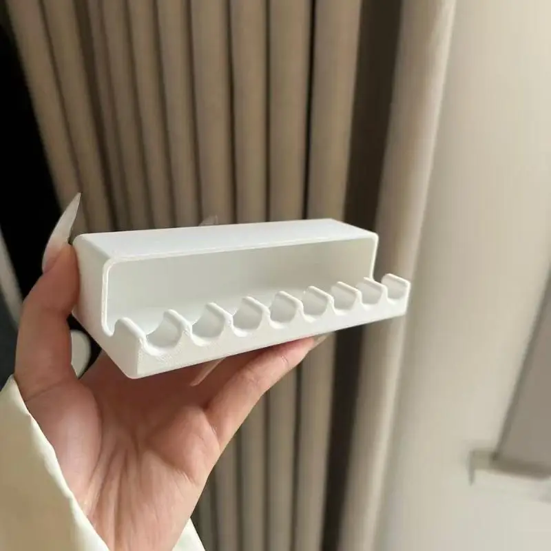 Plastic Brush Holder Compact Portable Easy Clean Space Saving for Watercolor Art Lovers Gift Choice