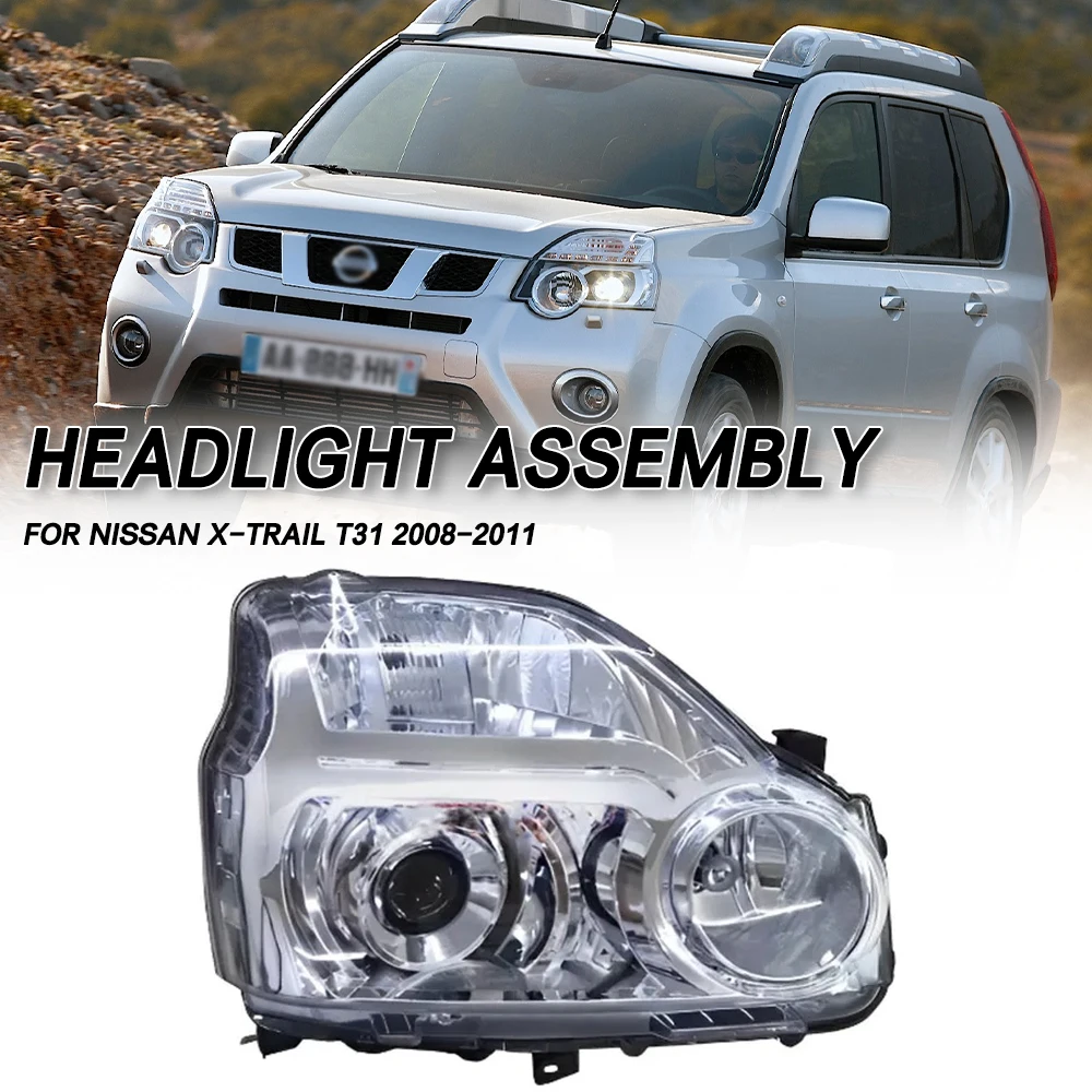 

For Nissan X-Trail T31 2008 2009 2010 2011 Left/Right Side Front Bumper Head Light Headlamp Headlight High Spec