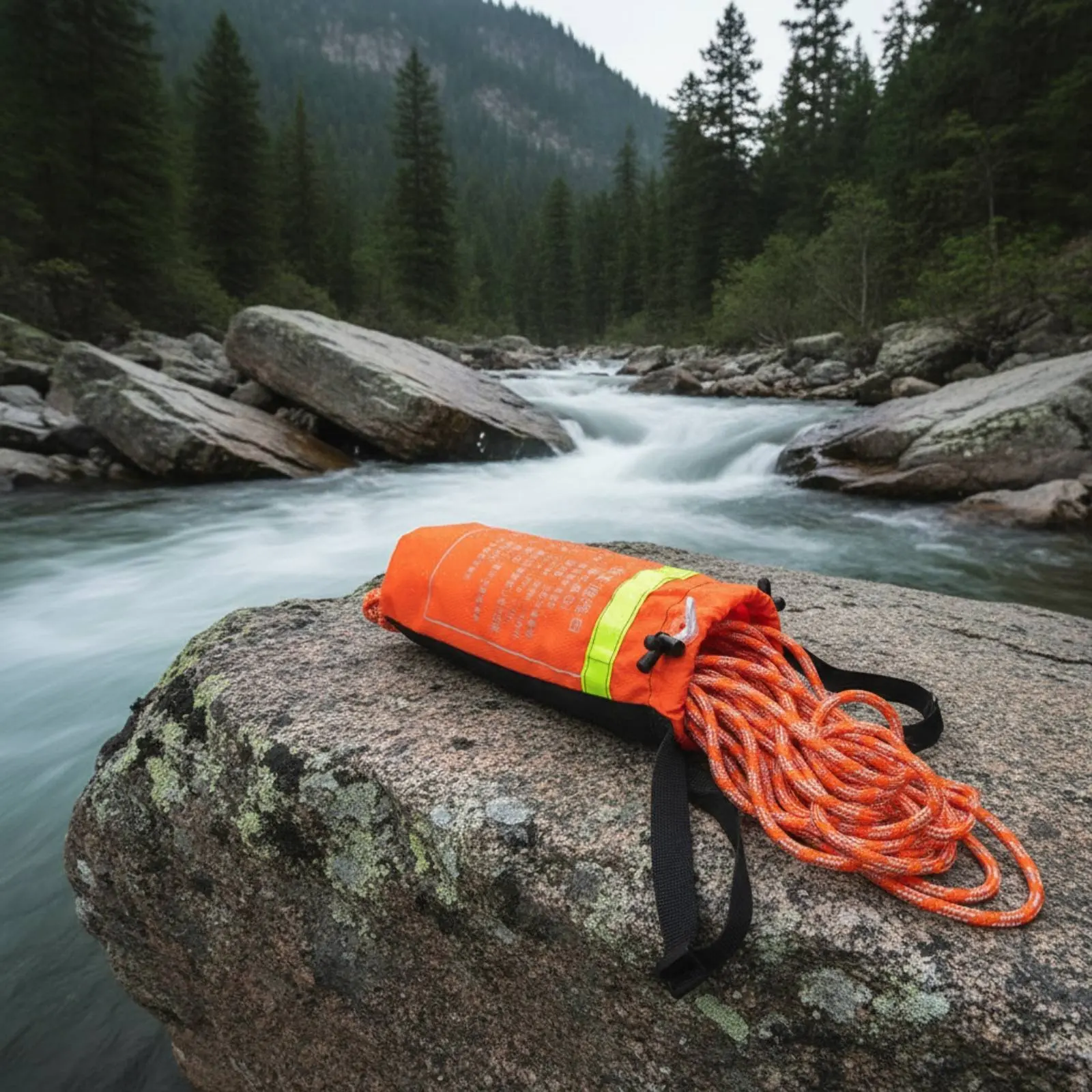 Water Aid Throw Bag Portable Buoyant Aid Rope Bag Emergency Throw Line Quick-Drying Long-Lasting Material for Boating