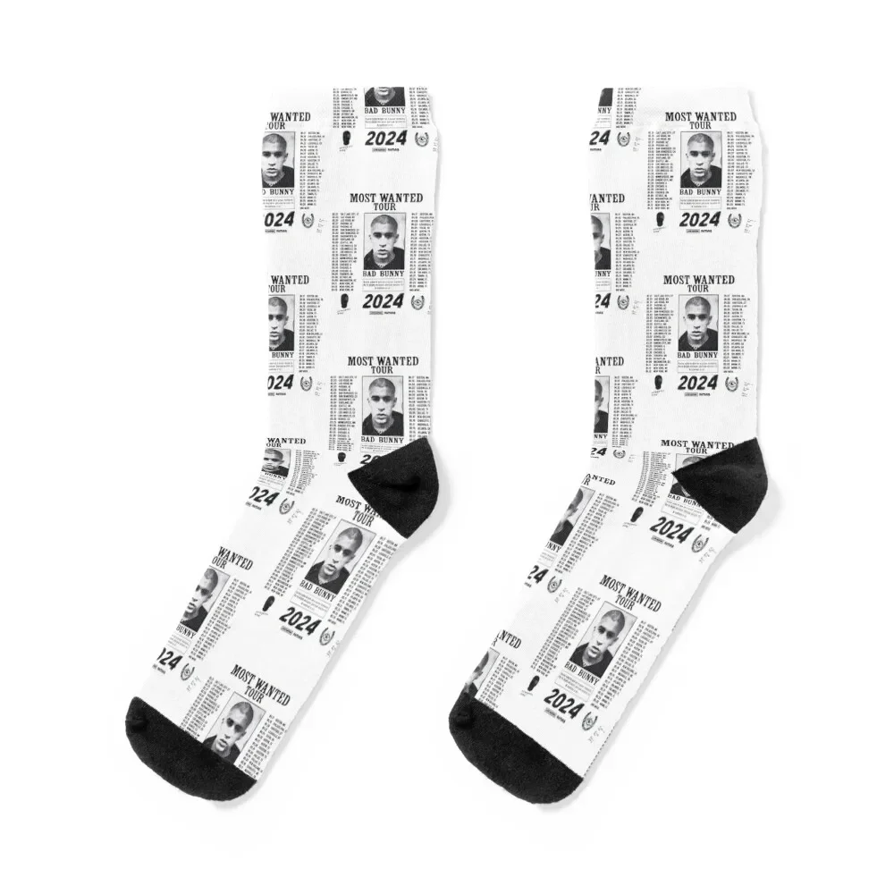 

Bad Bunny Most Wanted Tour Socks cool shoes Boy Child Socks Women's