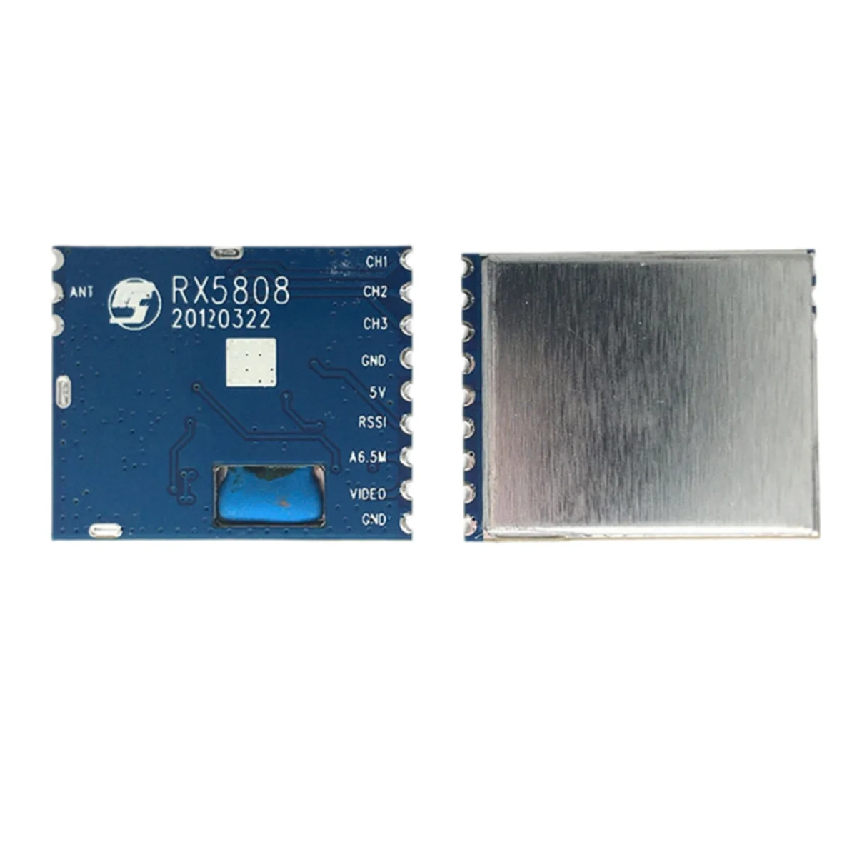 SWXF RX5808 5.8G FPV Wireless Audio Video Receiver Module for Frequency Phase Lock Analog AV Signal Output Board