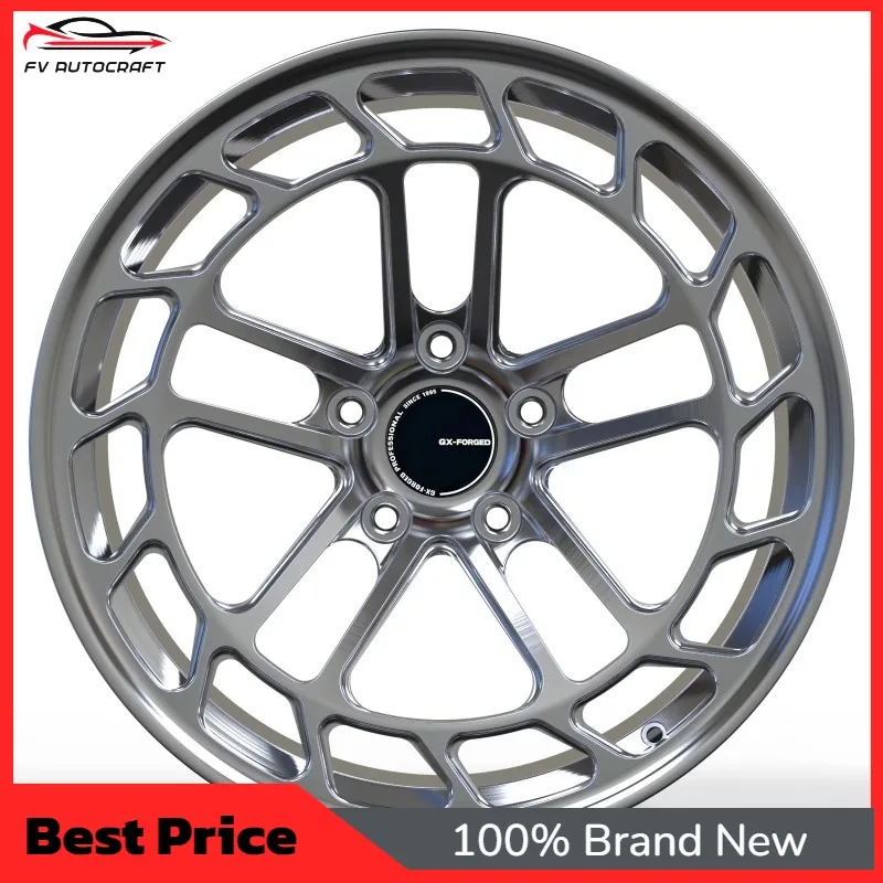 【2026】Custom Polished Forged Aluminum Car Wheel Rims With Left And Right Rotation Monoblock Alloy Wheel 1 Piece For Modified
