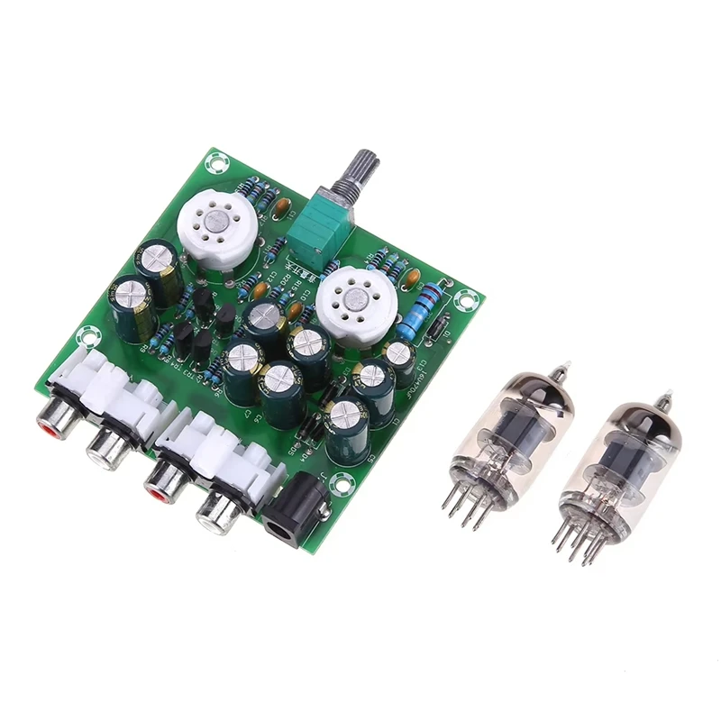 Kit Amplifier tabung elektronik DIY 6J1, modul penguat Preamp dengan efek Bile Amp untuk penggemar Audio