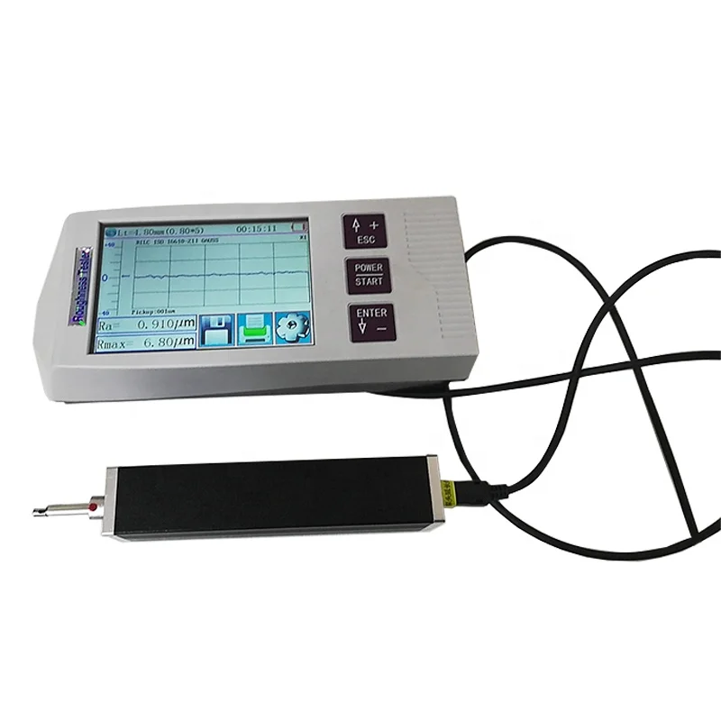 

NDT160 Portable Surface Roughness Tester with Touch Screen and Printer