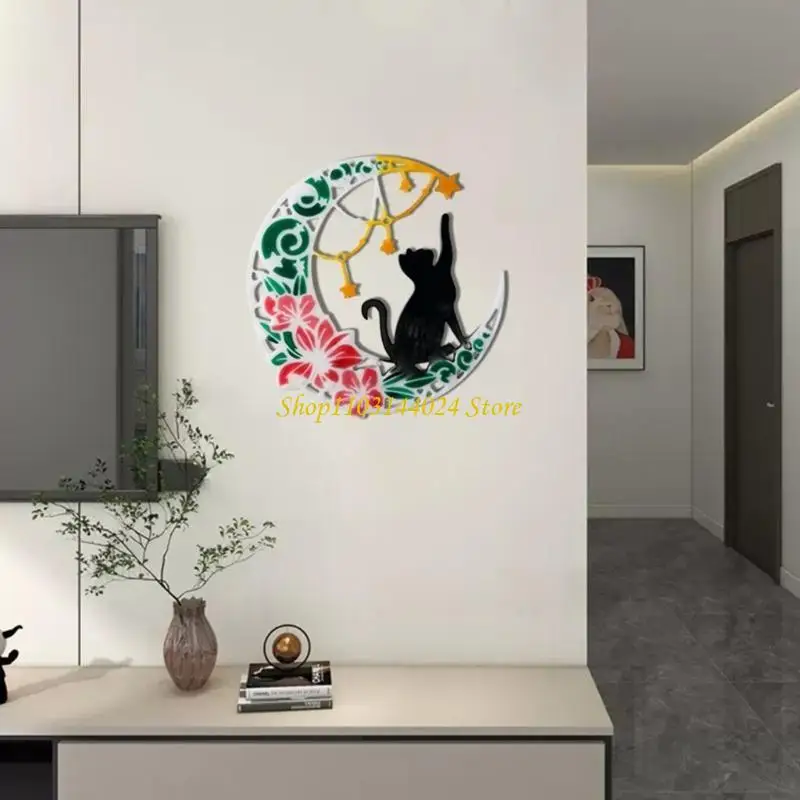 

N5KE Crafts Making Mould Moon Shaped Silicone Material DIY Hand-Making Supplies